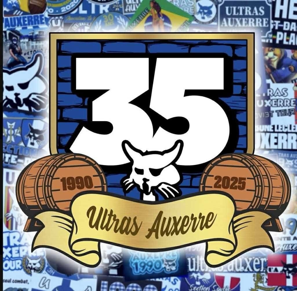 Ultras Auxerre (AuxerreVsNICE), Migennes — GS Visuals