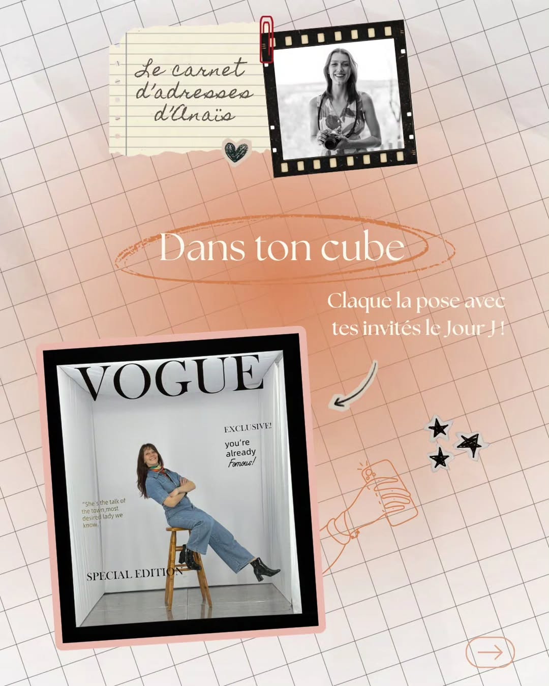 💐✒️ Le carnet d'adresses d'Anaïs, pour ton mariage ! 📔💍

Je te dévoile une nouvelle adresse de mon carnet ! ◻️🎈🍾🥳