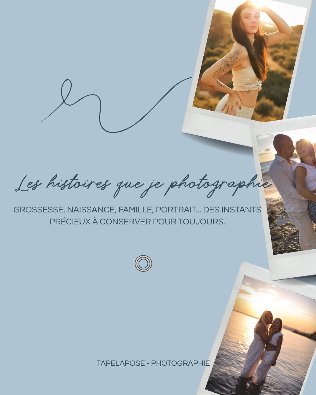 ✨ Se créer des souvenirs ✨
📩 Me contacter :
• Instagram : @tapelapose13
• Site internet : https://tapelapose-photogra