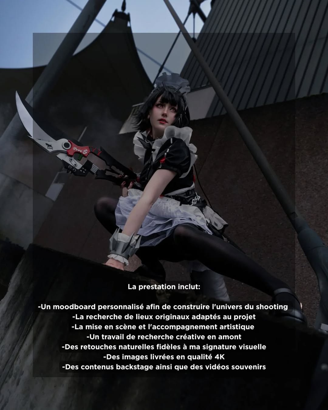 Mon univers évolue,
mes prestations aussi !

Merci de votre soutient 🫶

Cosplay by @moonprincekuro
Visuel @nekoartcraft