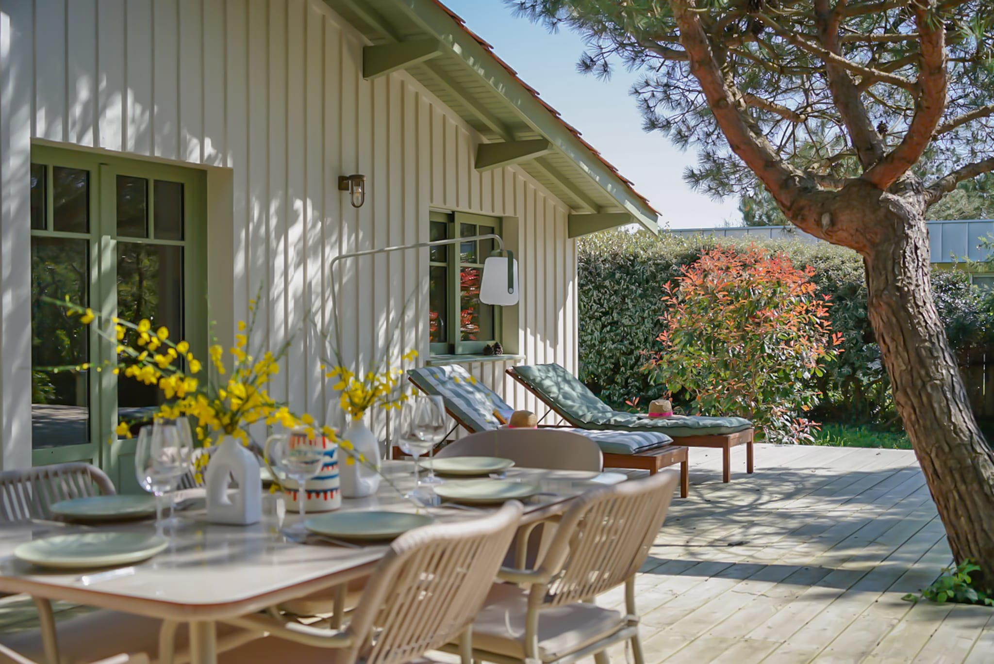 Belle villa terrasse lumineuse au Cap Ferret - photographie immobilière